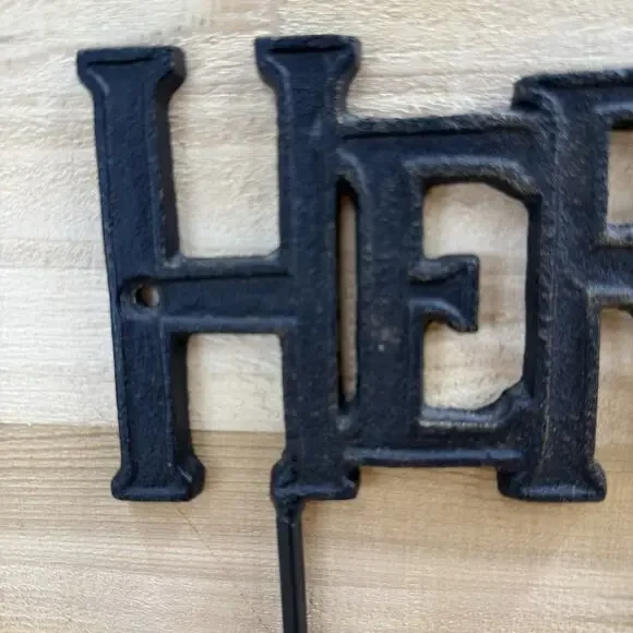 HERS Cast Iron Wall Clothes Hook - Picture 3 of 10